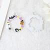 Impresión acrílica Halloween Fantasma calavera calabaza teléfono DIY resina accesorios aretes collar material