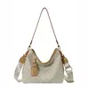 Bolso Grande de Alta Gama Guti Kou Original para Mujer, Bolso Tote Retro para Debajo del Brazo con Correa Ancha para el Hombro, Bolso Cruzado de un Solo Hombro para Mujer