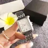 Reloj Cuadrado Pequeño de Moda para Mujer Esfera Romana Reloj de Cuarzo Marco Cuadrado de Línea Punteada Esfera Exquisita Correa de Acero Aleado
