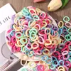 Bestseller transfronterizo: 300 piezas de coleteros de colores de caramelo para niños, ligas, anillos para toallas, diademas, anillos para pulgares de bebé y accesorios para el cabello