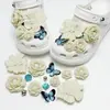 Nuevos accesorios para zapatos Crocs, decoraciones de zapatos DIY de dibujos animados lindas en 3D, hebillas de zapatos desmontables
