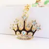 Al por mayor transfronterizo corona creativa incrustada de diamantes Llavero de coche de cristal Colgante para bolso de mujer Accesorios Joyería Regalo pequeño 215