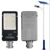 Luminária Pública Solar para Exterior Conjunto Completo de 6m Super Brilhante Nova Iluminação de Poste Alto LED para Estradas Rurais Acende Automaticamente as Luzes da Rua no Escuro