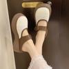 Pantuflas Birkenstock Zapatos de Mujer Primavera y Verano Nuevos Malla Hueca Medias Zapatillas Sandalias de Punta Cerrada con Suela Gruesa Zapatos Perezosos