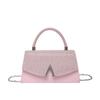 Textura Simples, Design de Nicho, Bolsa Quadrada Pequena Casual e Fashion, Novo Estilo Verão 2026, Bolsa de Ombro Transversal Elegante para Mulheres