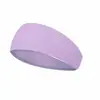 Nuevas Diademas Deportivas Europeas y Americanas para Correr y Fitness para Hombres y Mujeres Deportes Yoga Absorbentes de Sudor Antitranspirantes Elásticas de Algodón Pañuelos para la Cabeza de Color Sólido