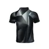 Camiseta con estampado de diseño Sanzhai para mujer, primavera y verano, nueva moda, top de manga corta con cuello alto ajustado y fruncido para adelgazar
