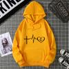 Fotos Reales de Mingxin Apparel de Artículos Populares Europeos y Americanos Transfronterizos de Amazon: Ropa de Mujer Casual Versátil con Estampado de Letras Holgada con Capucha de Moda