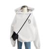 3481 figura oficial chapéu duplo [250g chapéu duplo forrado com fleece anti-pilling] coletes com capuz casaco feminino outono e inverno inverno exterior