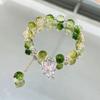 Popular Pulsera Dulce de Verano Verde para Mujer Diseño Ins Pulsera Pequeña Fresca de Mariposa Estudiante Mejor Amiga Regalo de Cumpleaños