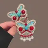 Exquisita horquilla de danza del león, pinza lateral, exquisita mascota de estilo chino, accesorio para el cabello de niña, accesorio para el cabello Hanfu para el Año Nuevo