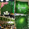 Pared de plantas verdes pared de plantas simulación balcón plástico césped artificial pared de flores decoración colgante de pared cabeza de puerta césped de fondo interior