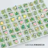 Dongzhou Cabeza de Gato Arte para Uñas Diamante Joyería Accesorios Punto Brillante Fondo Puntiagudo Diamante de Vidrio Nuevo Uña Diamante Pegajoso Uña Portátil Montículo de Uñas Diamante