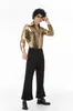 Conjunto de Halloween para hombre, pareja, estilo retro de los años 70, estilo europeo y americano, espectáculo de discoteca hippie, hombres y mujeres adultos.
