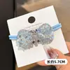 Coreia do Sul Dongdaemun Corda de Cabelo Nova Urso Cristal Corda Elástica Elástico Simples Elegante Bola de Rabo de Cavalo Acessórios de Cabelo Prendedor de Cabelo