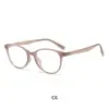 Nuevas en stock, modernas monturas de gafas pequeñas estilo ojo de gato para mujer, de alta gama, con bloqueo de luz azul, se pueden equipar con lentes graduados, monturas de gafas ultra ligeras de TR