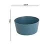 Bol Rayado de Paja de Trigo Hogareño Simple de Gran Capacidad Bol para Frutas Bol para Verduras Bol para Vajilla Bol de Plástico de Alto Valor para Ensalada