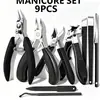 Set de Cortauñas Especial para Surcos de Uñas Transfronterizo Uña Gruesa Encarnada Tijeras para Uñas Alicates Pico de Águila Acero Empujador Herramienta de Pedicura