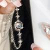 Pulsera para Mejor Amiga con Diseño de Gota de Agua y Mariposa, Set de Pulseras, Diseño de Nicho, Regalo de Cumpleaños de Moda para Estudiantes y Mejores Amigas