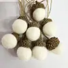 Materiales para decoración de bolas de bellota DIY de fieltro de lana transfronterizo para arreglo de escena navideña y adornos para árbol de Navidad