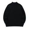 Suéter de gola alta com caimento solto, estilo retro streetwear japonês Rumeng, unissex, básico de outono, camada interna moderna, tricô casual