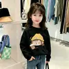 Camiseta de Manga Larga para Niña Estilo Nuevo Otoño 2026 Bebé Niña Holgada Estampado de Dibujos Animados Top Moderno Femenino