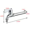 Grifo Automático para Lavadora de Cobre Extendido de 1/2 Pulgada con Doble Salida para Uso Doméstico, Una Entrada y Dos Salidas