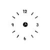 Relógio de parede com espelho digital, relógio de parede faça você mesmo, relógio de parede criativo, relógio simples de acrílico