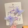 Pasador de Moño para Niñas Accesorios para el Cabello de Princesa con Diamantes Brillantes Accesorios para el Cabello Dinámicos de Ala de Mariposa para Niñas Pasador para Niñas Pequeñas