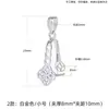 Hebilla de Seguridad de Plata de Ley S925 Hebilla de Clip para Hombres y Mujeres Hebilla de Semilla de Melón de Jade Hetian Accesorios DIY Cabezal de Hebilla Colgante de Jade