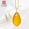 Hebilla de clip para colgante de mariposa chapada en oro de 18 quilates con clip de plata de ley s925, accesorios de joyería.