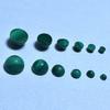 Malaquita verde natural plana redonda 2MM-6MM joias com pedra