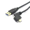 Cabo USB 3.0 Macho para Tipo-C Macho Reto com Parafusos, Cotovelo Lateral Banho de Ouro Personalizado pelo Fabricante, Tipo para Jogos Móveis VR