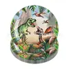 Amazon Nuevo Set de Vajilla de Papel con Tema de Dinosaurio Tyrannosaurus Rex para Fiesta de Cumpleaños de Niños, Banderines de Tirar, Servilletas