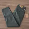 Nuevos Pantalones Casuales de Verano Transpirables Color Albaricoque y Blanco para Hombre, Pantalones Rectos Simples para el Viaje Diario