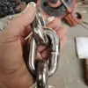 Cadena de Anilla de Elevación de Acero al Manganeso G80 Minería Cadena de Elevación de Acero al Manganeso de Alta Resistencia Resistente a la Corrosión de Acero Inoxidable