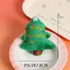 Enfeites Pequenos de Natal DIY, Lenços para Roupas, Acessórios de Desenho Animado, Bonecas de Pelúcia Preenchidas com Algodão, Broches de Pelúcia, Pingentes de Chaveiro e Decorações