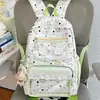 Mochila con Estampado Completo de Gato de Dibujos Animados Linda Serie Sal Marina para Estudiantes de Primaria, Mochila de Viaje Versátil y a la Moda para Niñas