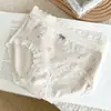 Calcinha de renda feminina plus size, algodão puro, antibacteriana 10A, totalmente em algodão, entrepernas estendido, modelo fino, roupa íntima feminina tamanho grande