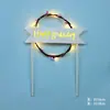 Cartão de Bolo de Aniversário Criativo com Luz Decoração Mori Guirlanda de Rattan Cor de Bandeira Romântica Estrela de Cinco Pontas Plug-in