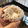 Diadema de Perlas Elegante para Niñas, Estilo Mao Xiaotong Padre-Hijo, para Coleta Alta Diaria