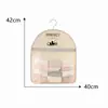 Bolsa colgante para calcetines, organizador colgante de armario multicapa para ropa interior de estudiante, esencial para colgar en la pared del dormitorio