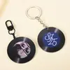 Llavero NFC Llavero de Disco Acrílico Colgante Merchandising para Fans de Celebridades Foto Conmemorativa Pequeño Adorno de Regalo