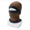 Chapéu de Lã Tricotado Quente Masculino, Gorro Pulôver Espessado, Chapéu de Algodão para Inverno, Turbante Juvenil, À Prova de Frio