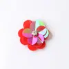 Pegatinas de Flor de Lentejuelas Decorativas para Tela, Accesorios de Cuentas, Bolsos, Zapatos y Sombreros, Cuentas Sueltas, Parches para Ropa, Calcomanías, Hecho a Mano para DIY