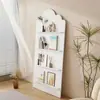 Revistero arqueado de estilo vintage, revistero de pie multicapa, expositor antideslizante de pared, estantería simple estilo nórdico ins