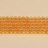 Shuiyun Joyería Vidrio Imitación Cristal Cuentas Redondas Amarillo Torre Cristal Amatista Cuentas Sueltas Accesorios Pulsera DIY Joyería