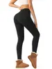 Pantalones de Yoga con Forro Polar para Otoño e Invierno para Mujer, Estilo Europeo y Americano, de Cintura Alta, Elásticos, Adelgazantes, Leggings de Abrigo, Pantalones Deportivos de Fitness de Venta Caliente Transfronteriza
