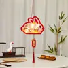 Nova Lanterna do Festival do Meio Outono Lanterna de PVC Transparente Coelho Lanterna à Prova d'Água Lanterna DIY Lanterna Luminosa Portátil para Crianças Venda por Atacado