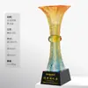Nuevo Trofeo de Vidrio Antiguo Personalizado Competencia Reunión Anual de la Empresa Trofeo de Ventas Empresa Empresarial Empleados Destacados